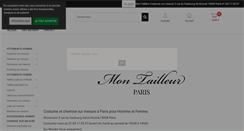 Desktop Screenshot of mon-tailleur.com